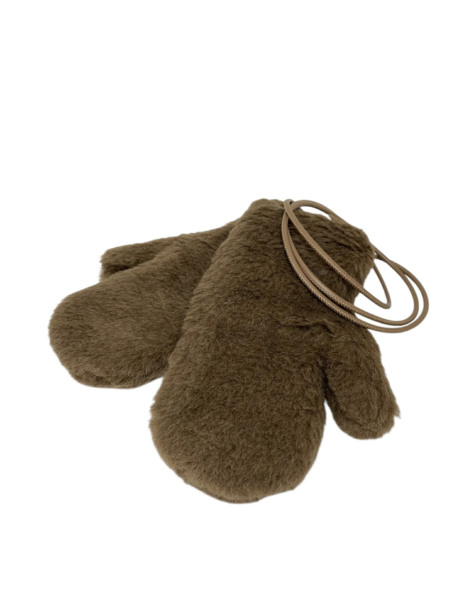 楽天市場】MaxMara テディベア ミトン ダークグレー 2020年秋冬