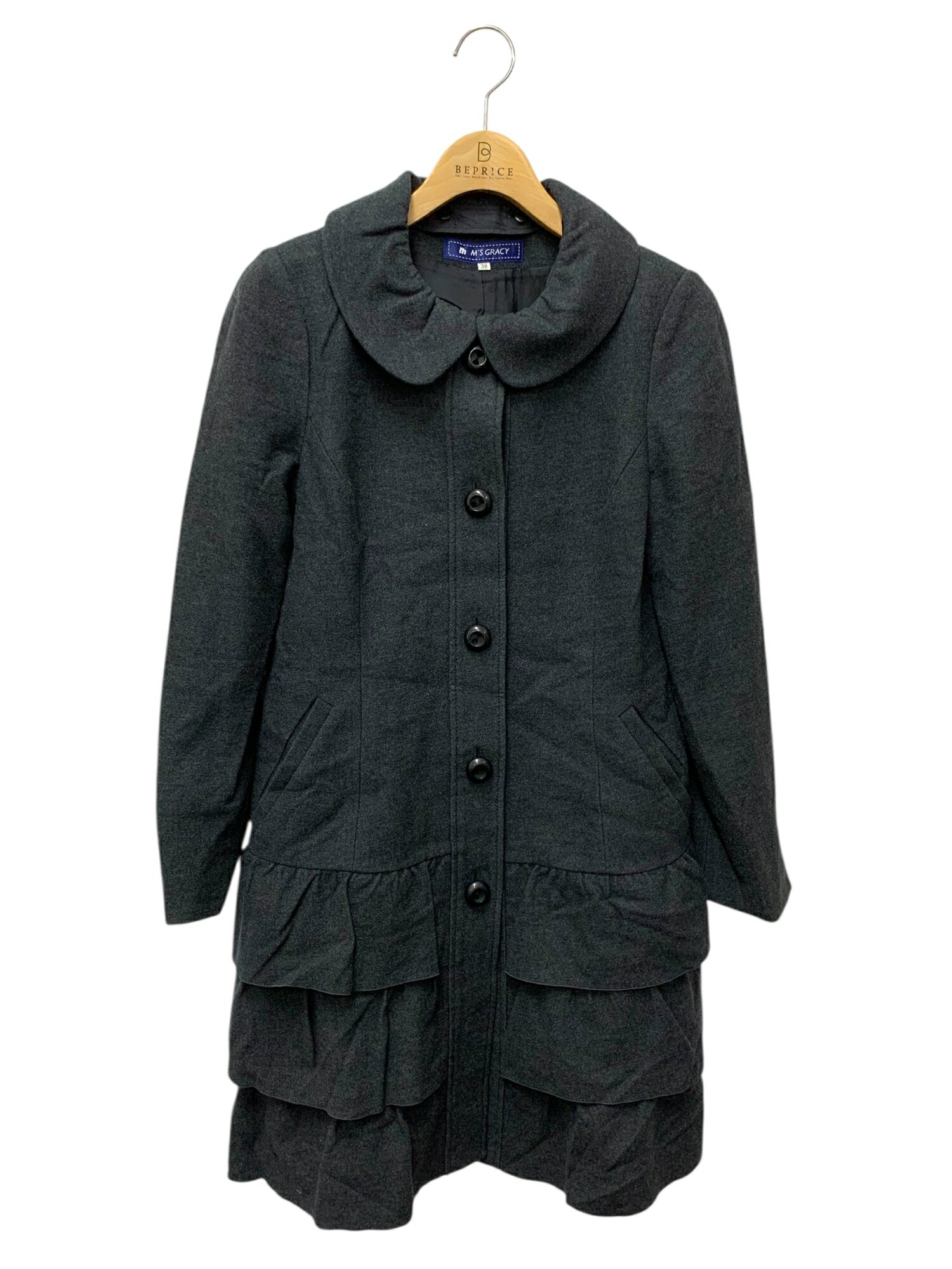 楽天市場】エムズグレイシー 419618 コート 38 ピンク フーシャピンク