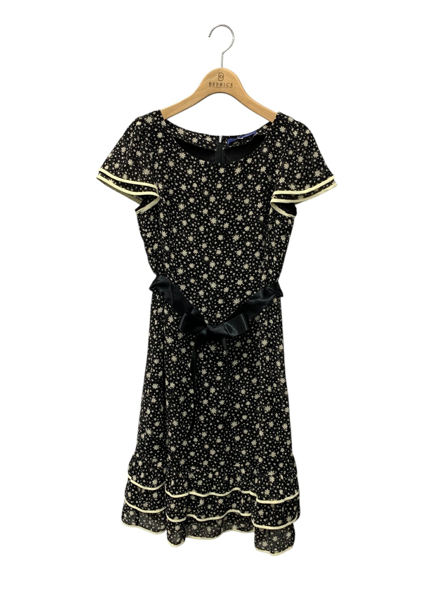 楽天市場】エムズグレイシー 411316 ワンピース 38 ピンク 花柄 リボン