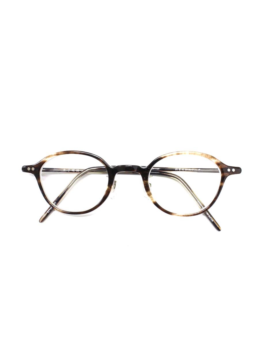 楽天市場】麻布眼鏡堂 AZ-801 メガネ ブラック 槌目 セルフレーム