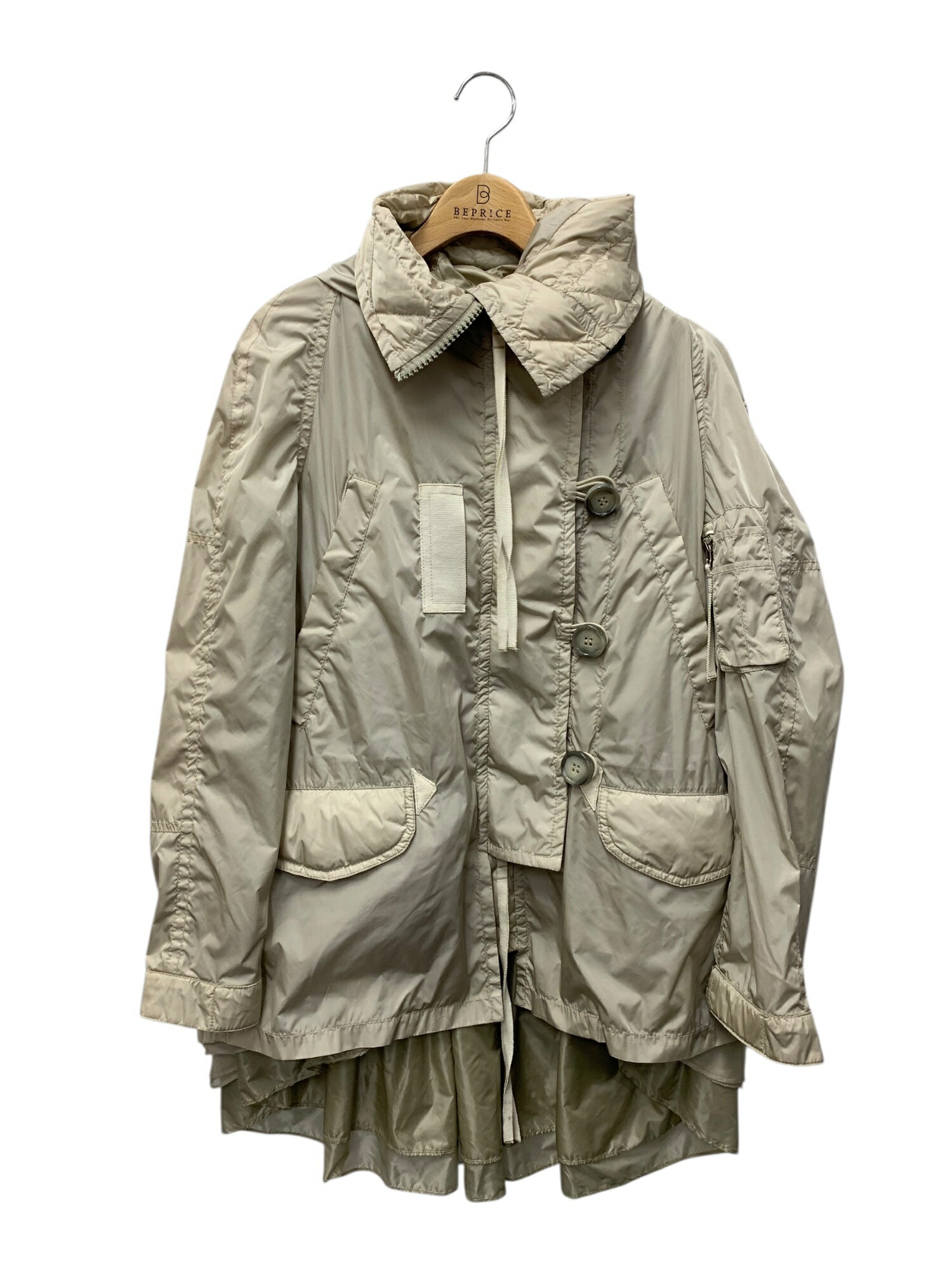 モンクレール SORA GIUBBOTTO SORA COAT 111-09S-46308-05 00 ベージュ【中古】 IT7LL4JXZ95W