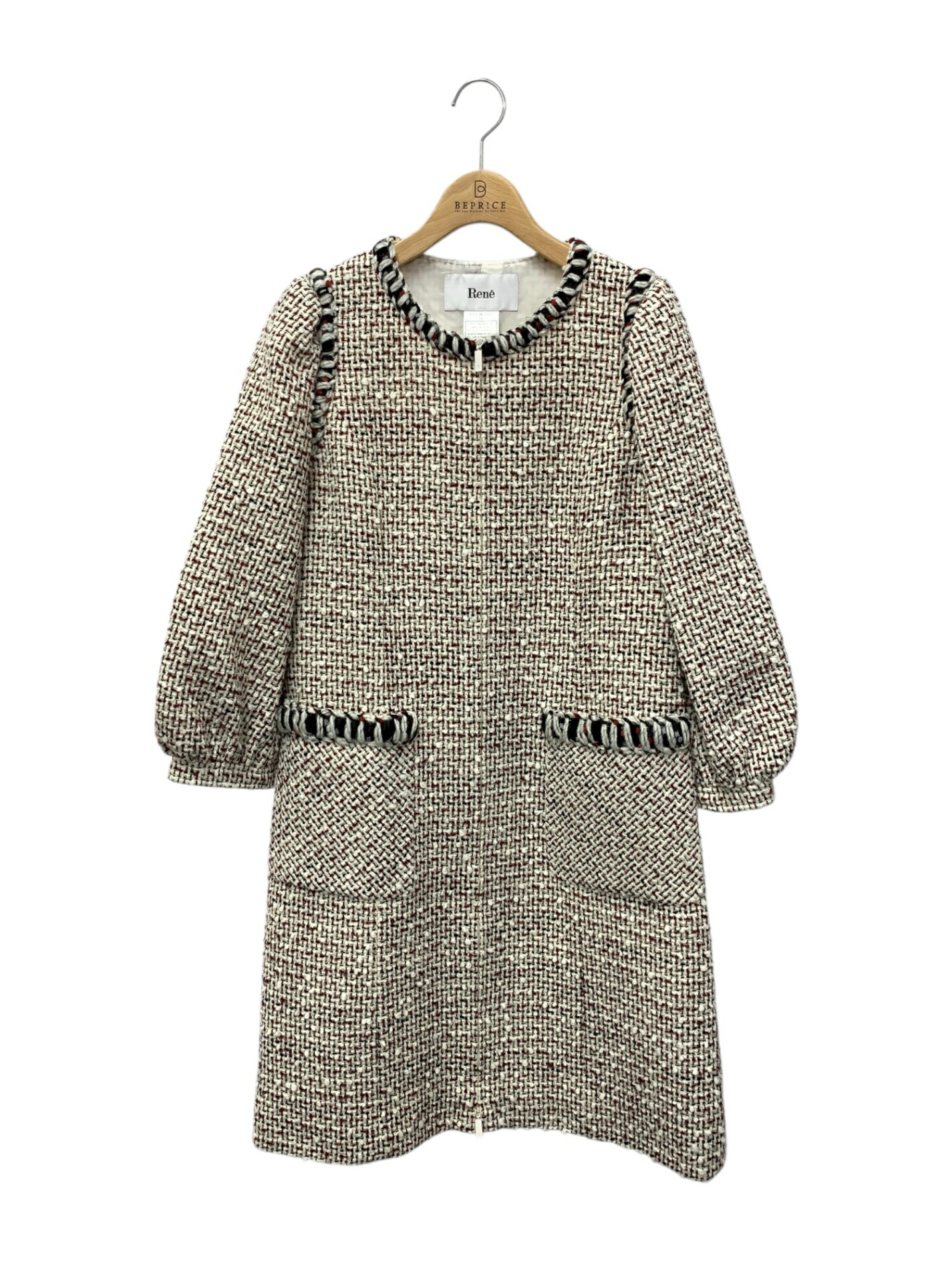 楽天市場】Cygne ツイードベアワンピース Quentin グレー OT '24