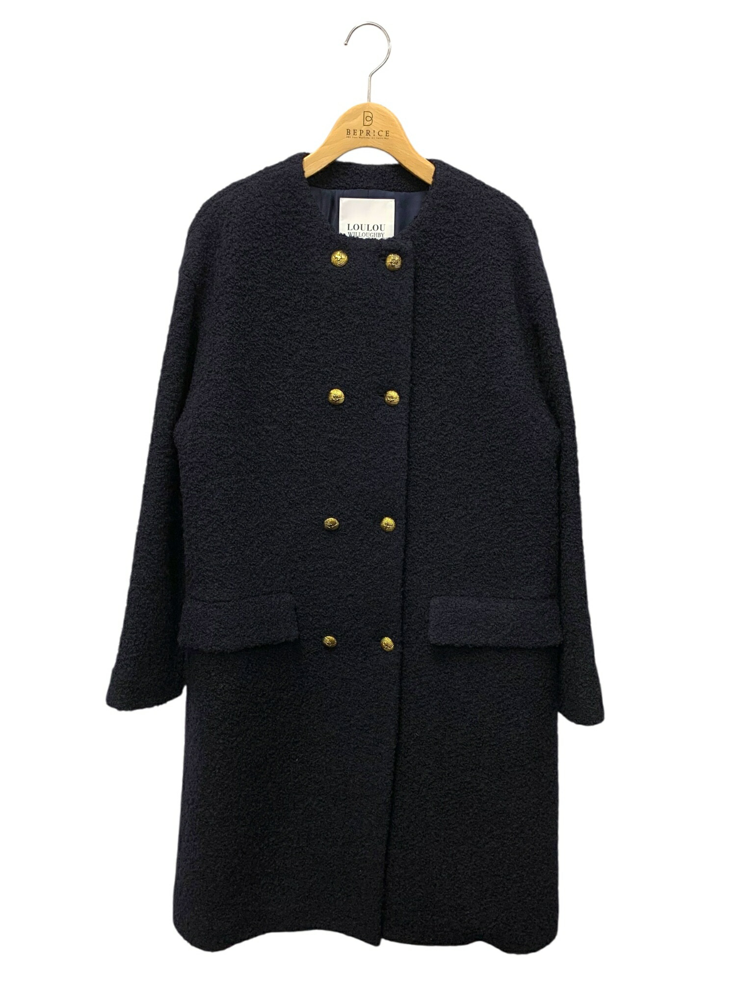 楽天市場】LE エルイー ウールサージバルカラーコート 20-020-053-0000