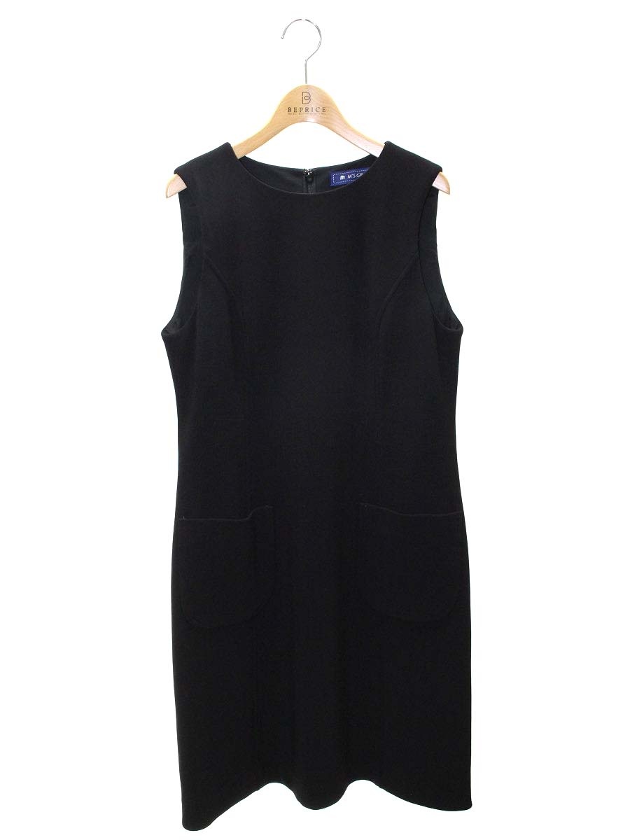 楽天市場】エムズグレイシー 218708 ワンピース 36 ブラック ニット