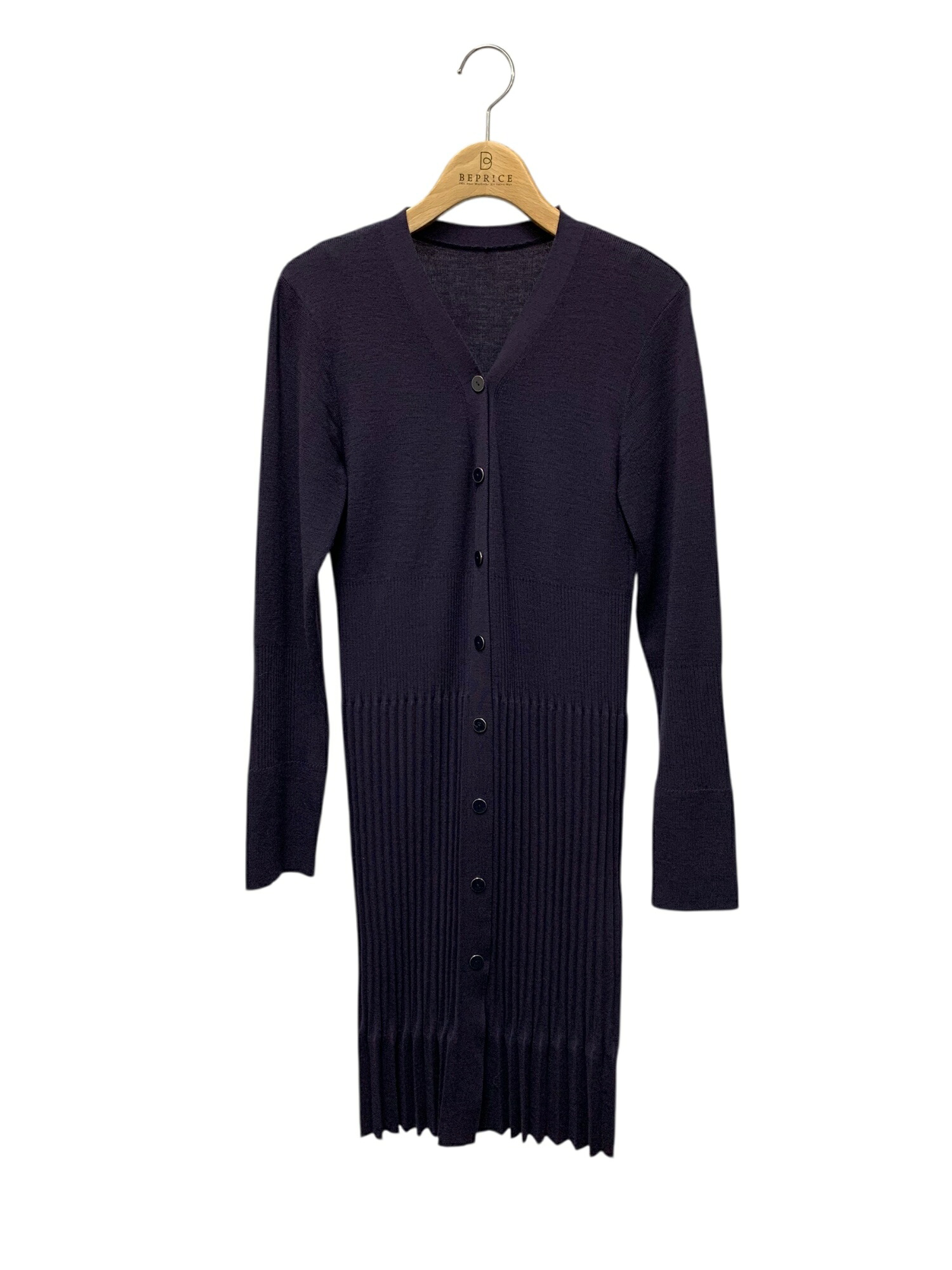 フォクシーブティック Cardigan Georgia 43914 ロングジレー 38 パープル【中古】 ITT6QD02L2I8