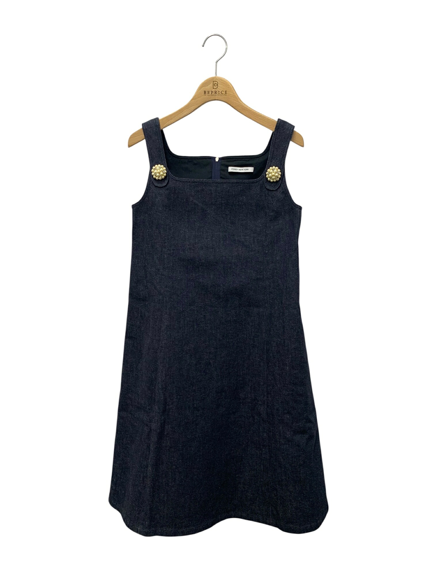 フォクシーニューヨーク Dress Mathias 御召しもの マティアス 44224 衣装 38 米国海軍 ジーンズ【中古】 IT1C0VKGJXX3