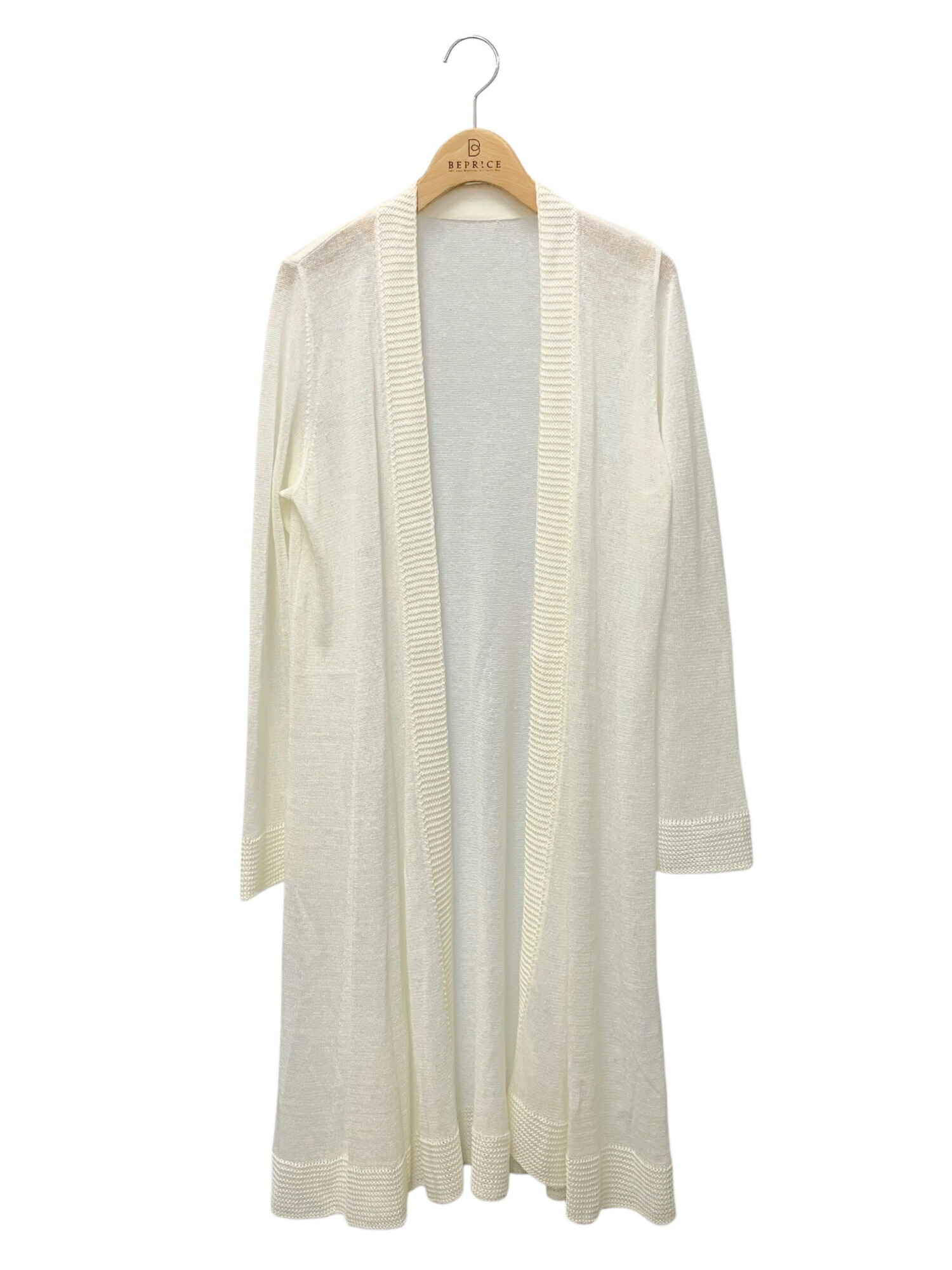 フォクシーブティック Cardigan Otavia 43431 ジレー F 白いこと ロング【中古】 IT0RGM7WKHCY