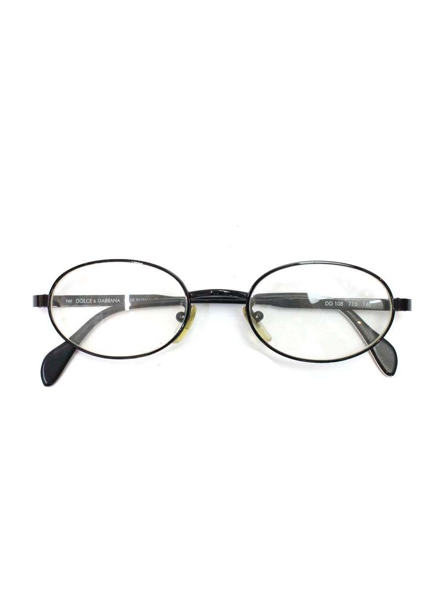 ドルチェ\u0026ガッバーナ 眼鏡 黒いこと ロゴタイプ 金属元素ひな形【中古】 ITJJLE8UW8A7