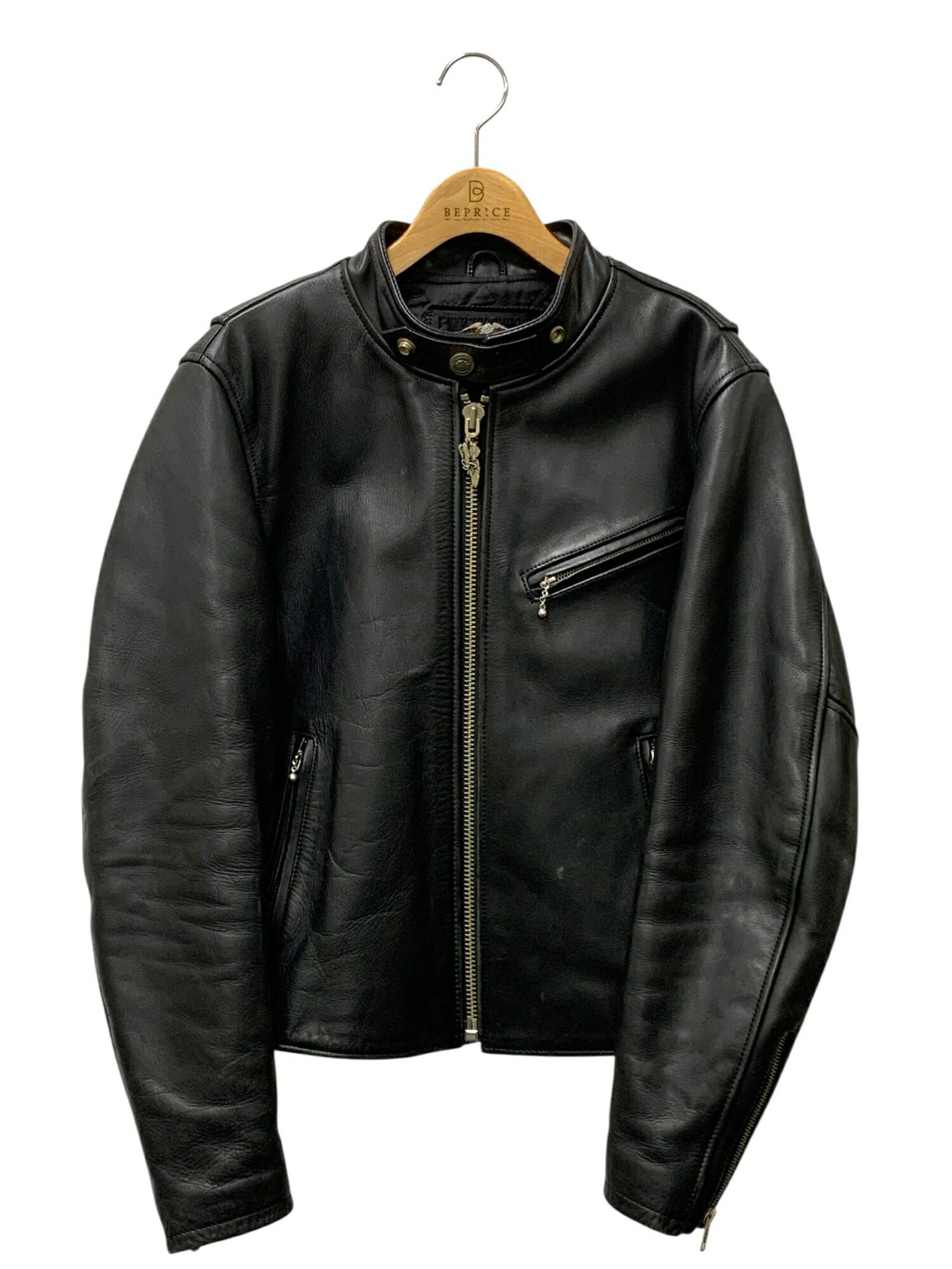 ハーレーダビッドソン 40182 L 黒いこと シングルライダース なめし革【中古】 ITWJOTUP6H4S
