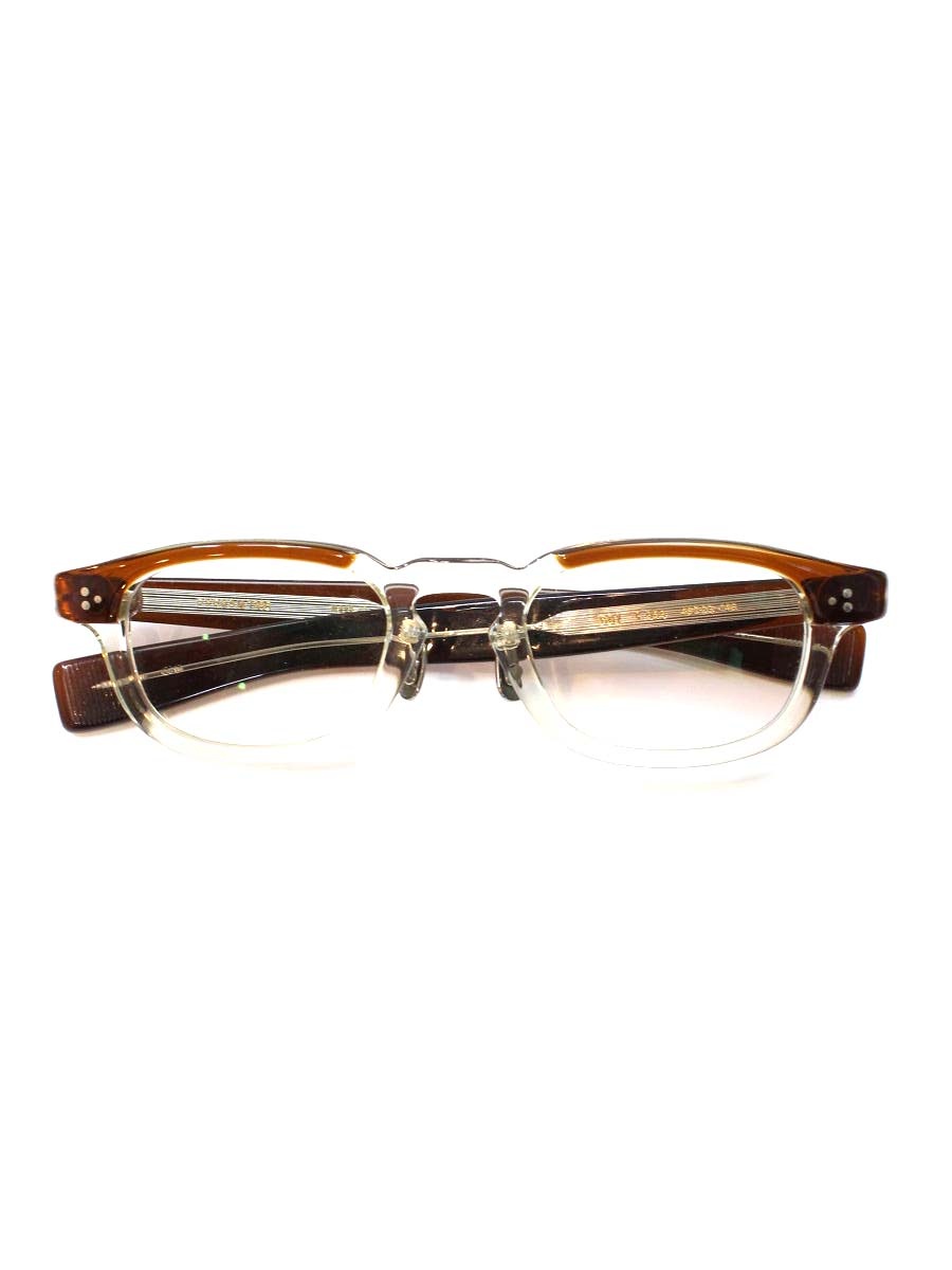 アイヴァン7285 351 C.353 眼鏡 BEER BROWN/BECR 独居室ひな形 盛りだくさんリム 真四角シェイプ【中古】 ITCDVC5MCBX8