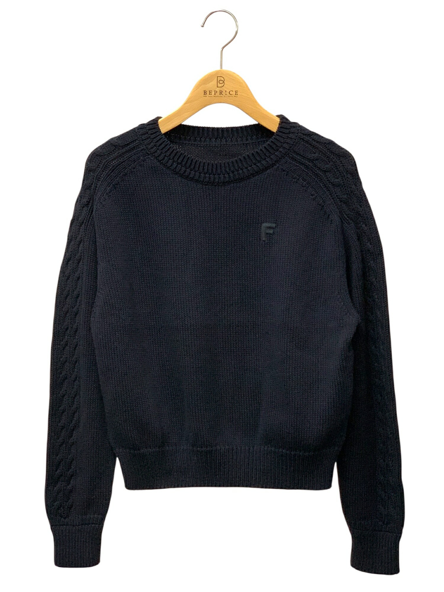 フォクシーブティック Knit Top Ellie 44144 編み物 38 米国海軍 有線テレビ【中古】 IT8XJ32XD00I