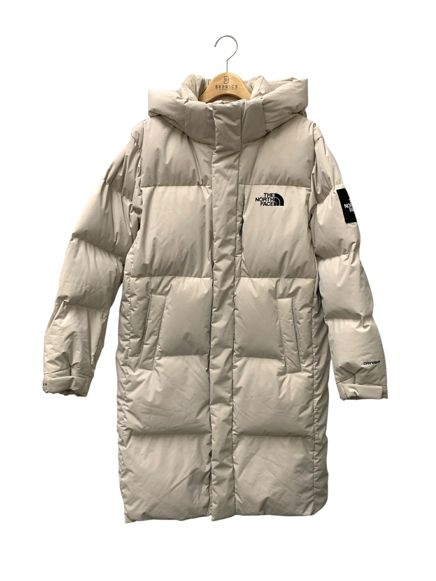 北の方人間の顔 白いこと下げ札 ACTION TECH DOWN COAT NC1DP50L 落ち込む厚地の外套 S/90 ベージュ【中古】 ITICHYU1BCPB