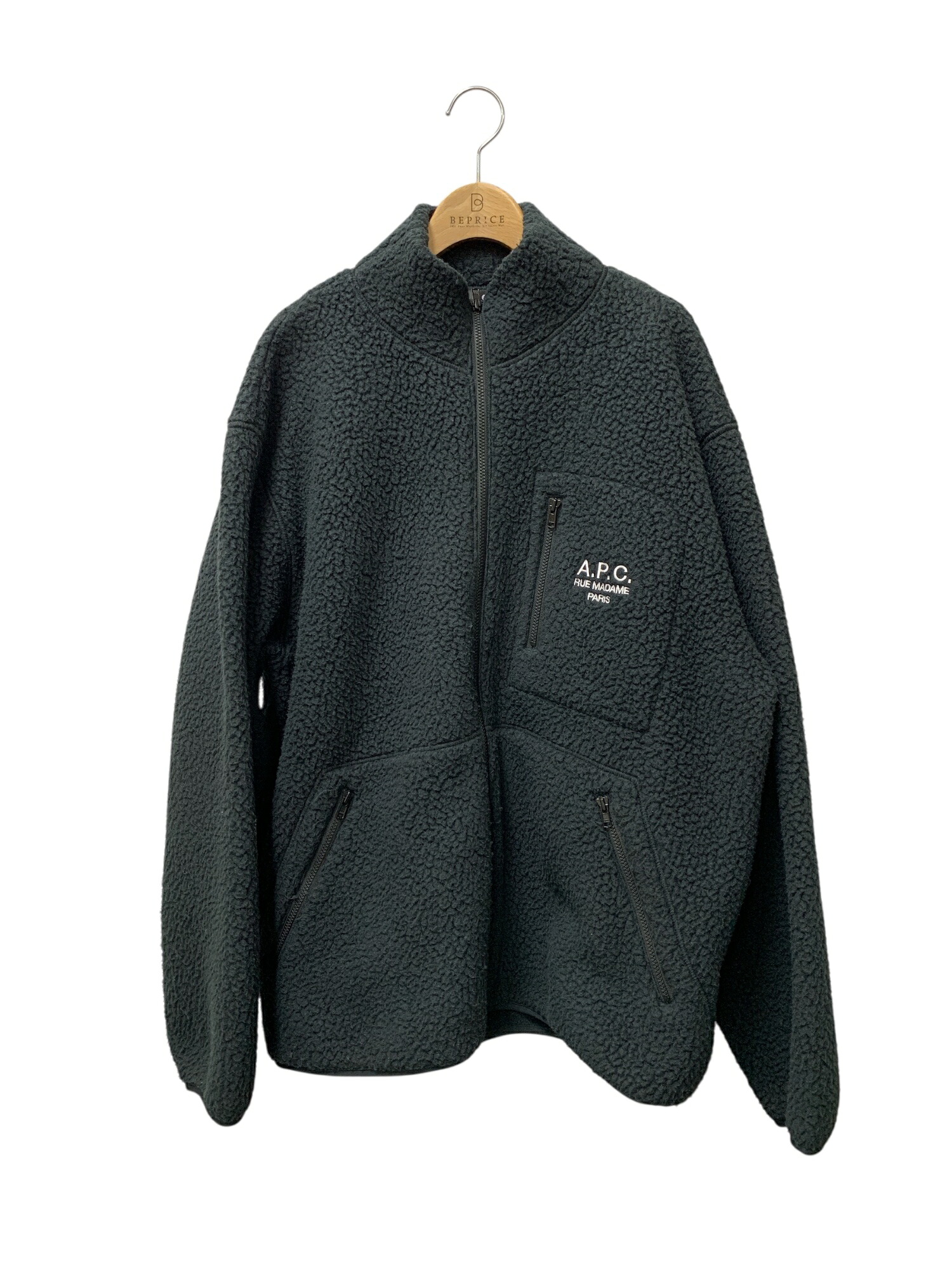 アーペーセー 2114223 L ブラック POLAIRE フリースジャケット【中古】 ITNWLOV6VF8Y｜ビープライス