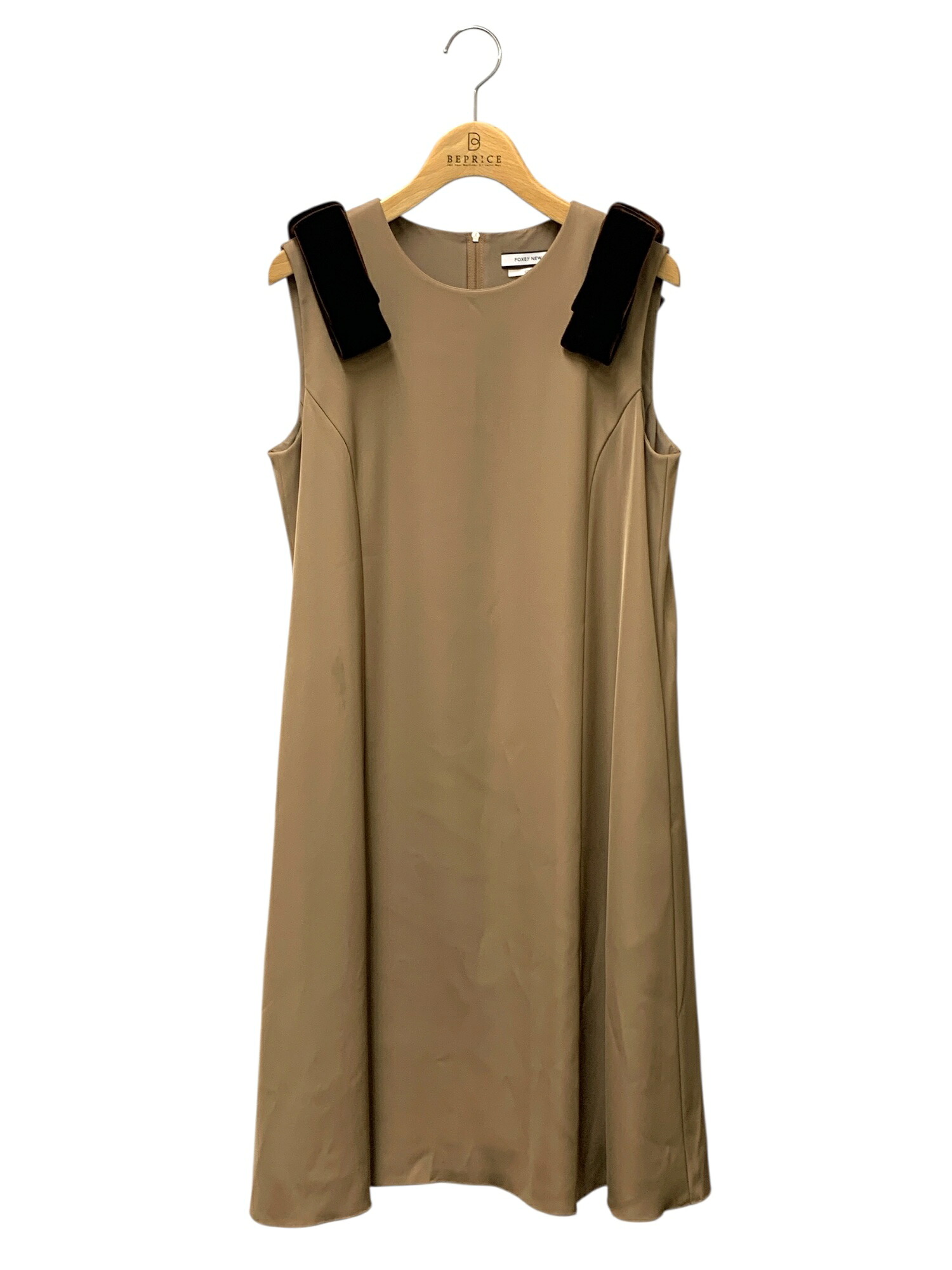 フォクシーニューヨーク collection Malena Dress 42367 ワンピース 40 ブラウン【中古】 IT9PRE13E0I0|ビープライス