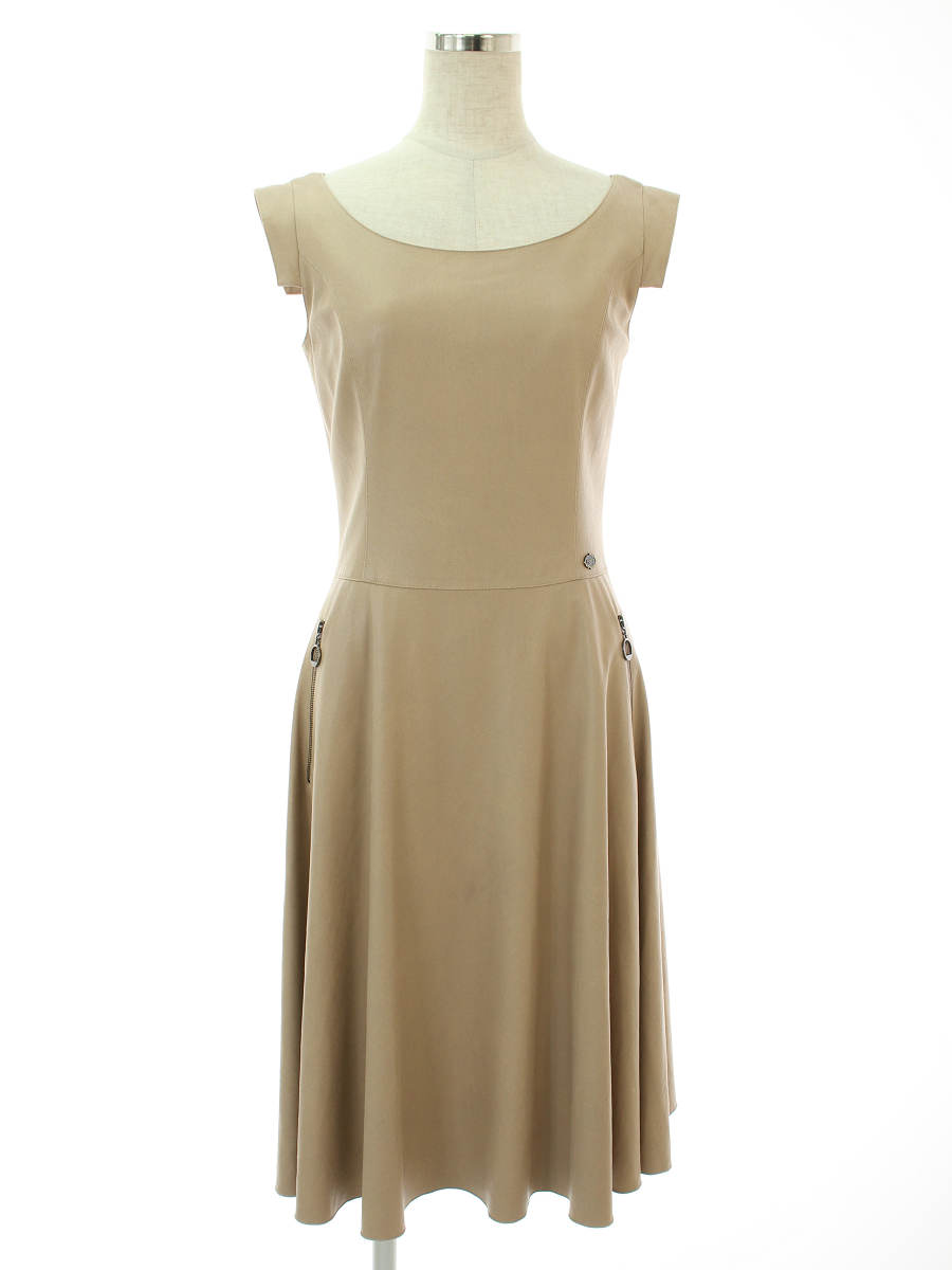 楽天市場 フォクシーニューヨーク ワンピース 33709 ワンピース レディフレアーレザー ノースリーブ 38 Aランク 中古 Tn310124 ブランドショップ ビープライス