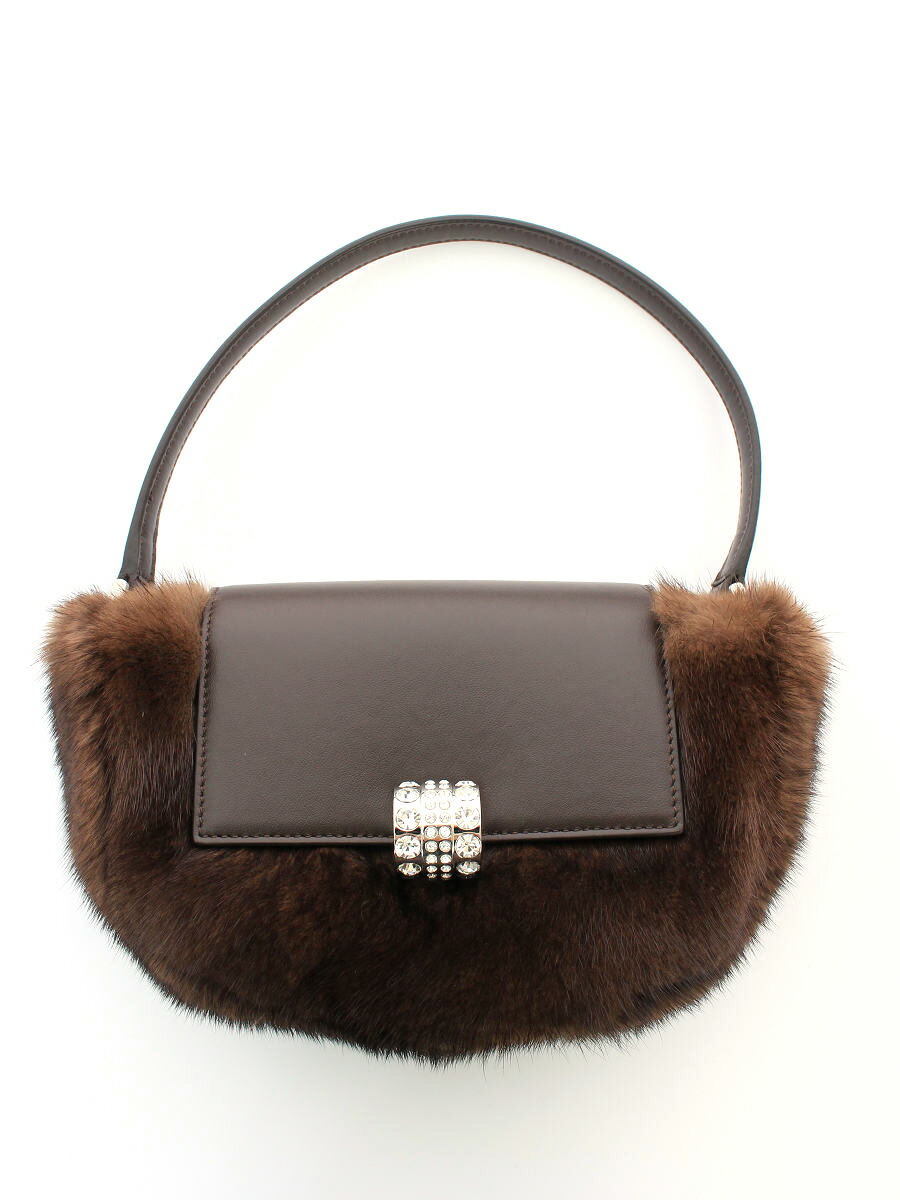 公式限定新作 送料無料 フォクシーブティック ハンドバッグ ミンクファー レザー Sランク Tn 国内正規品 限定 Nhpspanvel Com