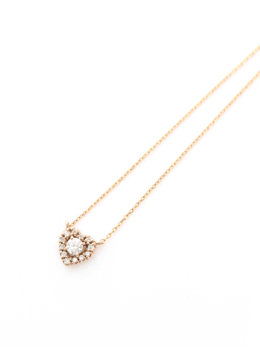 ヴァンドーム青山 フォクシー ネックレス クリスマス限定 ネックレス 1 1g K18pg ネックレス 通販 ダイヤモンド Aランク 中古 Tn0126 ブランドショップ ビープライス ヴァンドーム青山 アクセサリー