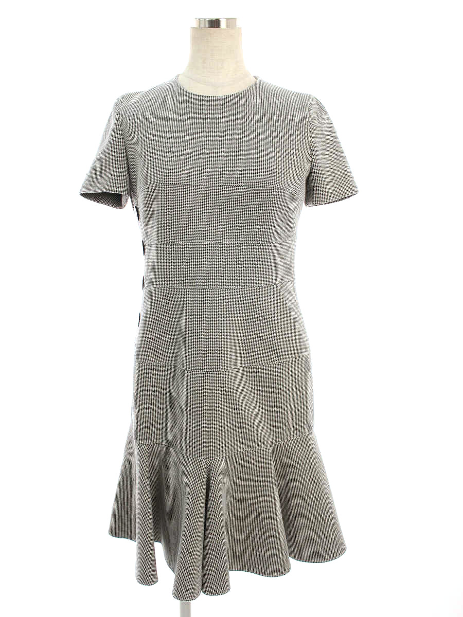 競売 ワンピース ワンピ フレア ワンピース 42 Off アクリス 総柄 Jc8t Rss30 36 Aランク 中古 Tn0301 半袖 Www Chateau Fontdubroc Com