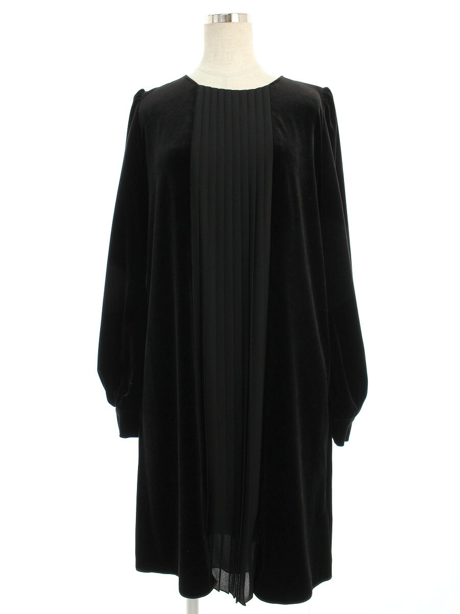 アウトレット 送料無料 ワンピース By ベロアノワール フォクシーニューヨーク 40 Sランク 中古 Tn0308 長袖 Dress ワンピース Www Bncedeao Integration Gov Bf