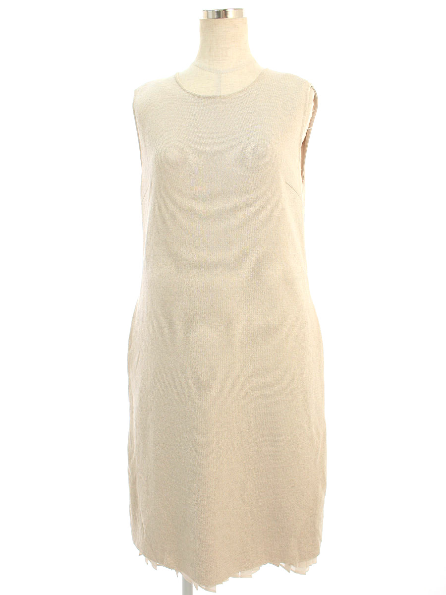 種類豊富な品揃え ワンピース Dress 371 ワンピース フォクシーブティック Linen 40 Aランク 中古 Tn0312 ノースリーブ Candle Dgb Gov Bf
