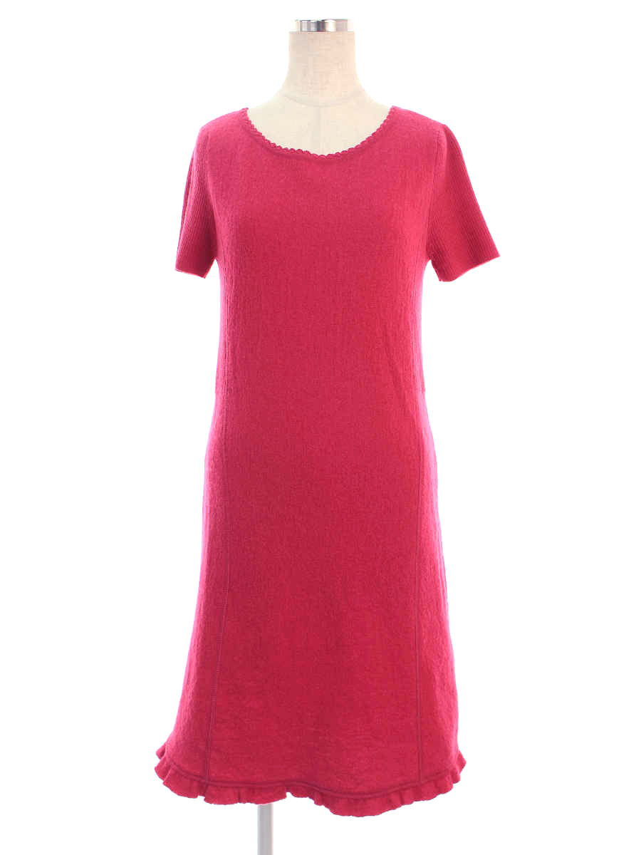 人気ブランド エムズグレイシー ワンピース ニット ウール 半袖 38 Aランク 中古 Tn0503 ブランドショップ ビープライス 超人気 Erieshoresag Org