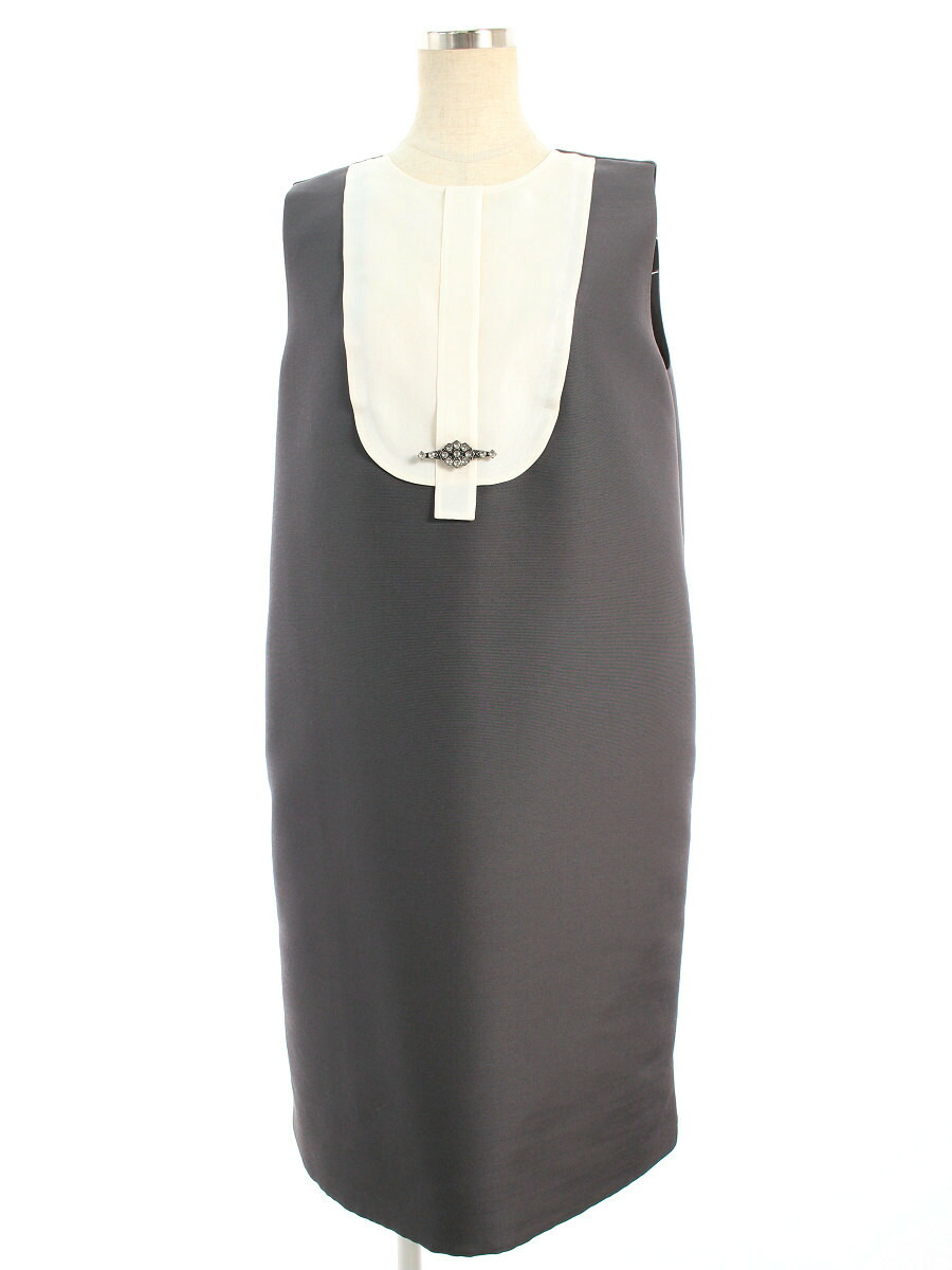 楽天市場 デイジーリン For フォクシー ワンピース ワンピース 14年商品 ビジュー ノースリーブ 40 Aランク 中古 Tn0806 ブランドショップ ビープライス