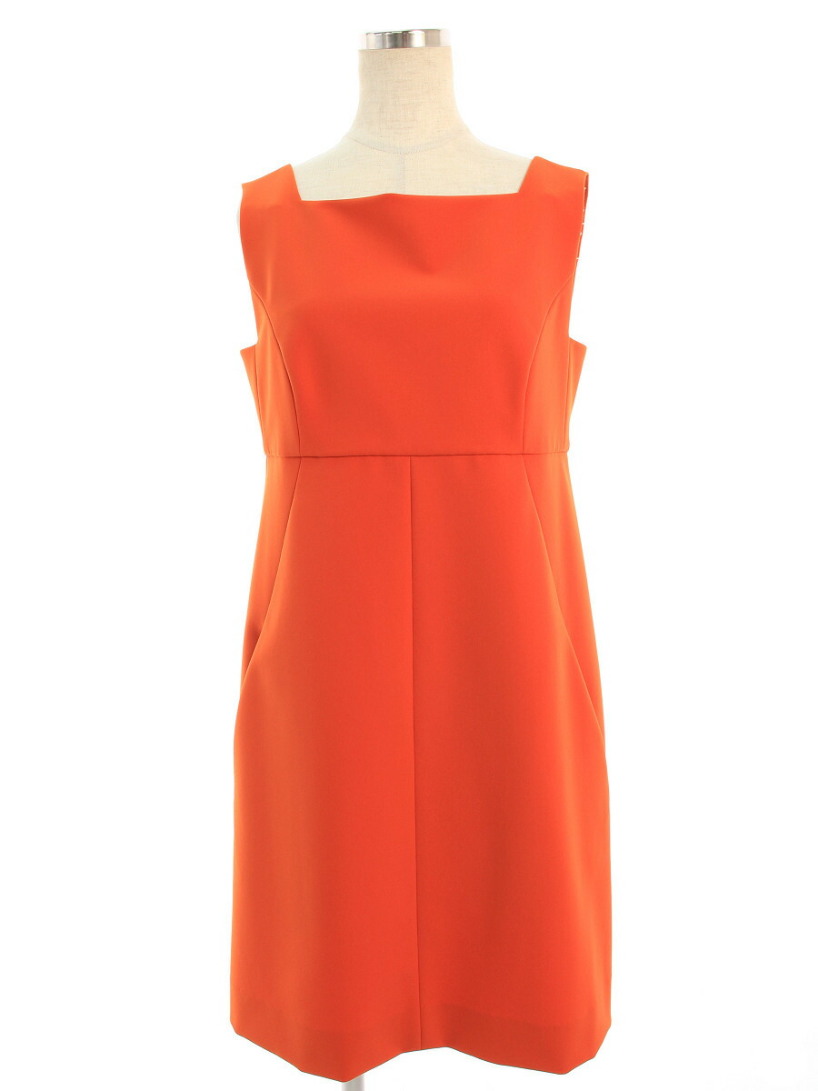 お得な特別割引価格 ワンピース フォクシーニューヨーク 40 Aランク 中古 Tn0809 ノースリーブ フレンチボックス ワンピース ワンピース Lota Cl