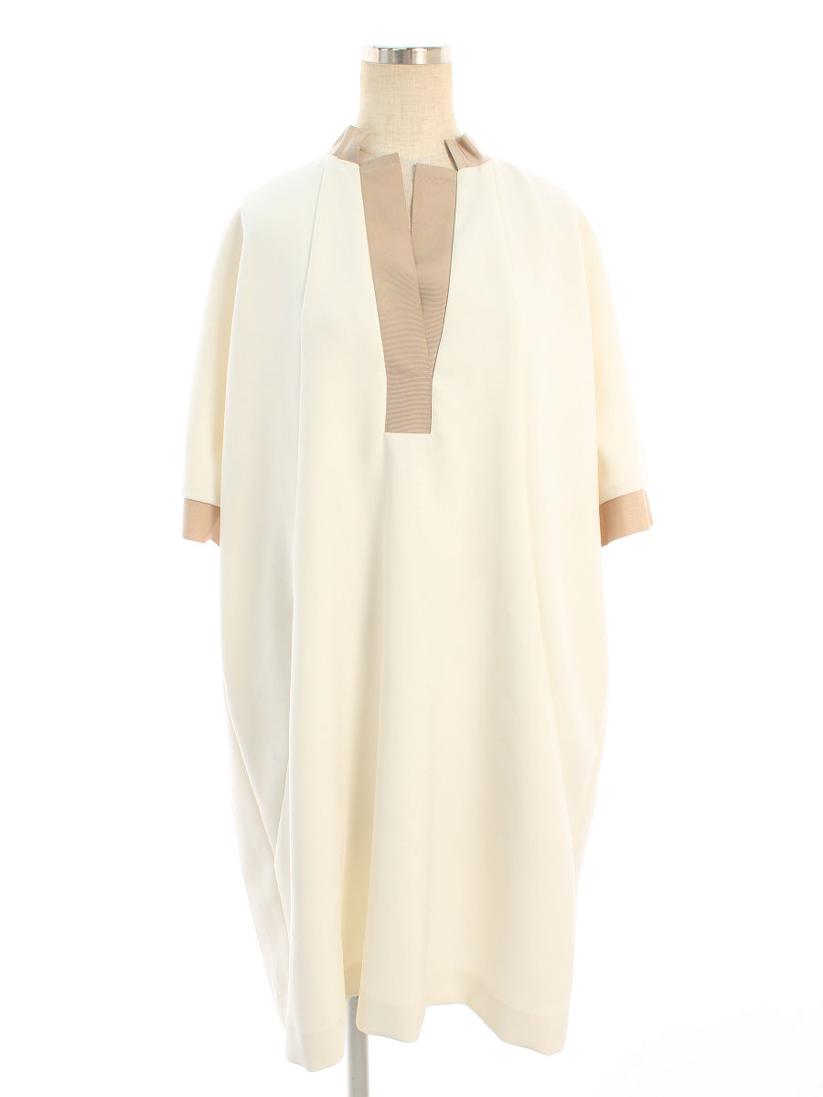 人気商品は ワンピース フォクシーニューヨーク 38 Bランク 中古 Tn0906 半端袖 Dress Tuinic Media Mix Grosgrain ワンピース Collection Dgb Gov Bf