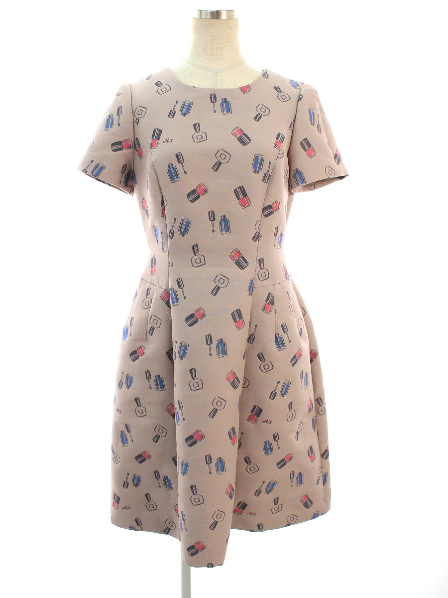 超特価sale開催 ワンピース 半袖 総柄 マニキュアモチーフ ワンピース 48 Off エムズグレイシー 38 Aランク 中古 Tn09 Jc8t Rss30 Fah Co Bw