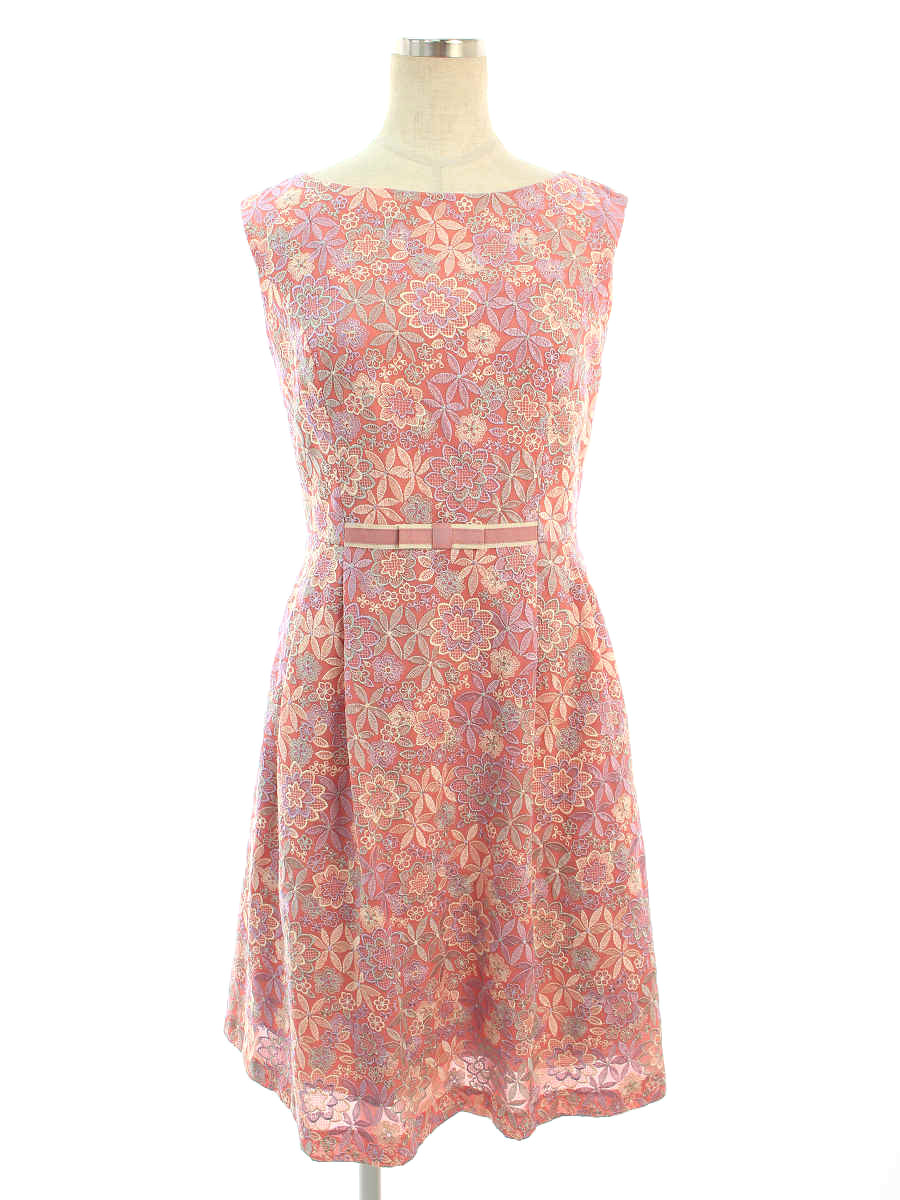 正規品直輸入 トッカ ワンピース 花柄 刺繍 花柄 ノースリーブ 0 Aランク 中古 Tn1015 g Hotel Lesauvage Com