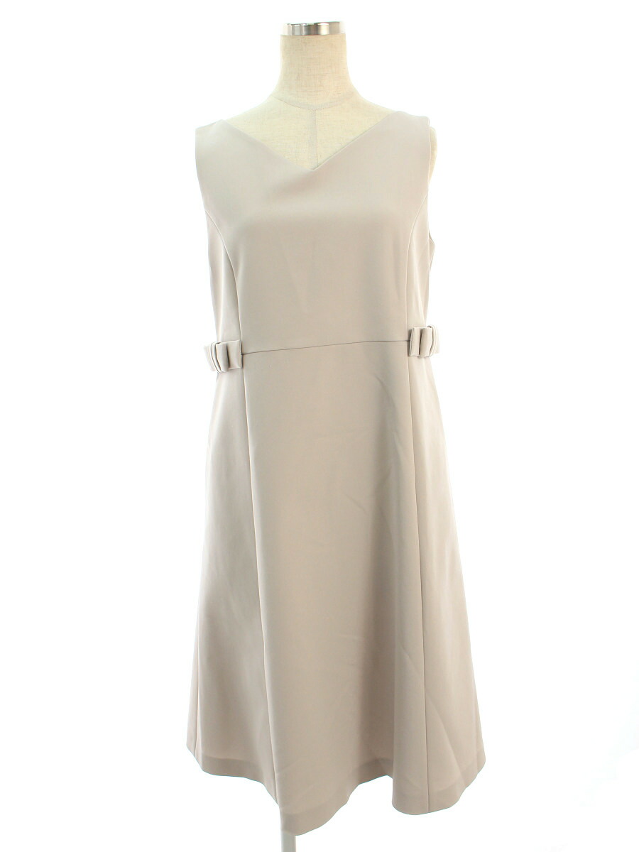 人気 ワンピース フォクシーニューヨーク Tn1105 中古 40 Bランク ノースリーブ リボン Dress Ribbon ワンピース Oglinginches Com
