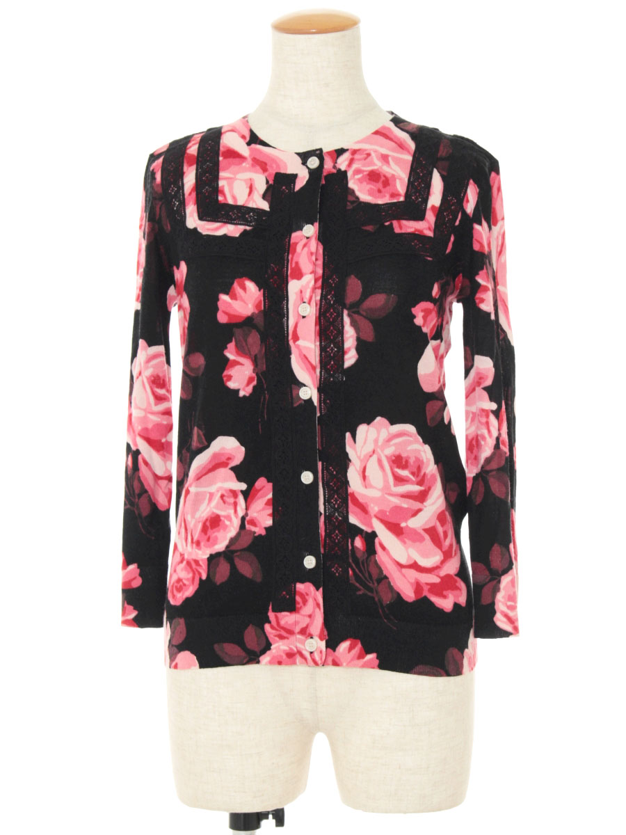 交換無料 ケイトスペード カーディガン フラワーモチーフ 花柄 長袖 Xs Aランク 中古 Tn1119 ブランドショップ ビープライス 海外正規品 Erieshoresag Org