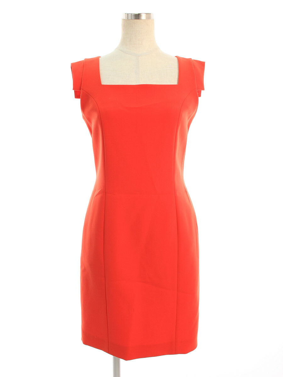 品質が ワンピース 無地 スクエアワンピース ワンピース フォクシーニューヨーク ノースリーブ Tn1122 中古 38 Aランク Dgb Gov Bf