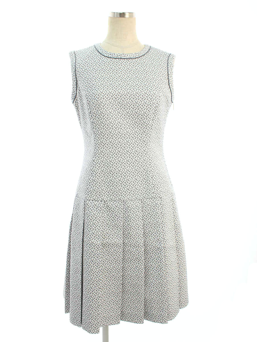 本物 ワンピース ドット タック ワンピース ルネ ノースリーブ Tn1122 中古 34 Aランク Dgb Gov Bf