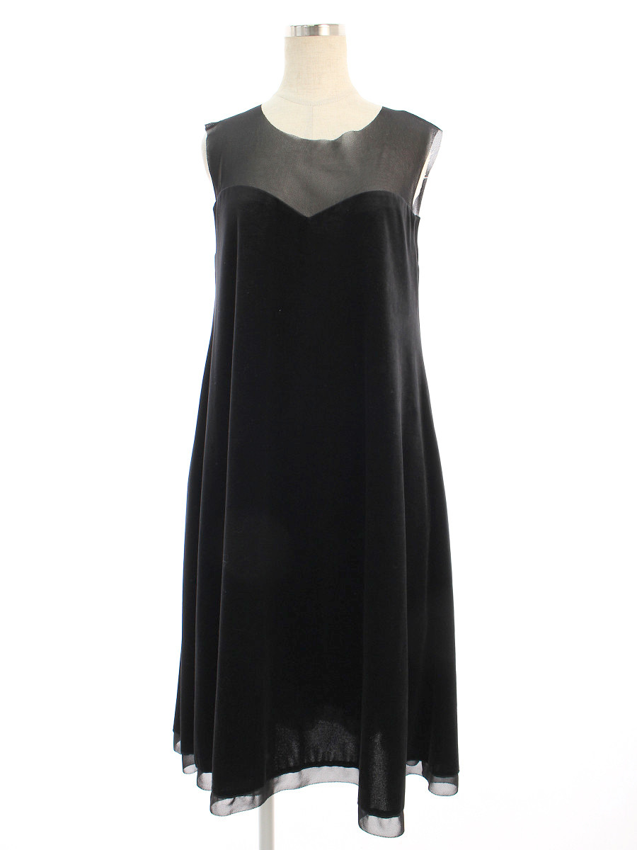 最大の割引 ワンピース フォクシー For デイジーリン ワンピース Tn1129 中古 42 Sランク ノースリーブ 無地 Velour Dress Www Wbnt Com