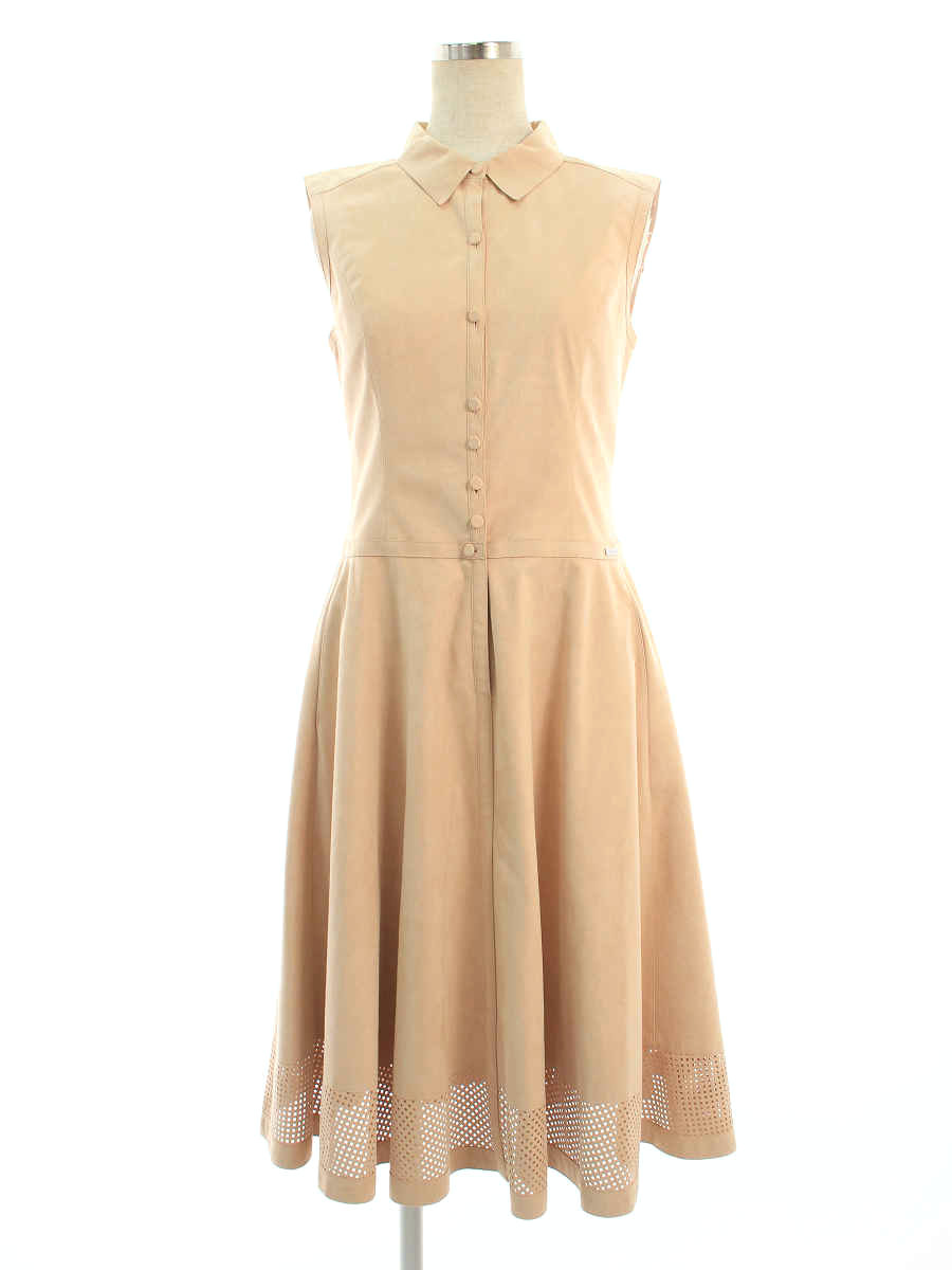 福袋特集 21 ワンピース スピーガ ワンピース フォクシーブティック スエード Tn16 中古 38 Aランク ノースリーブ 無地 Dgb Gov Bf