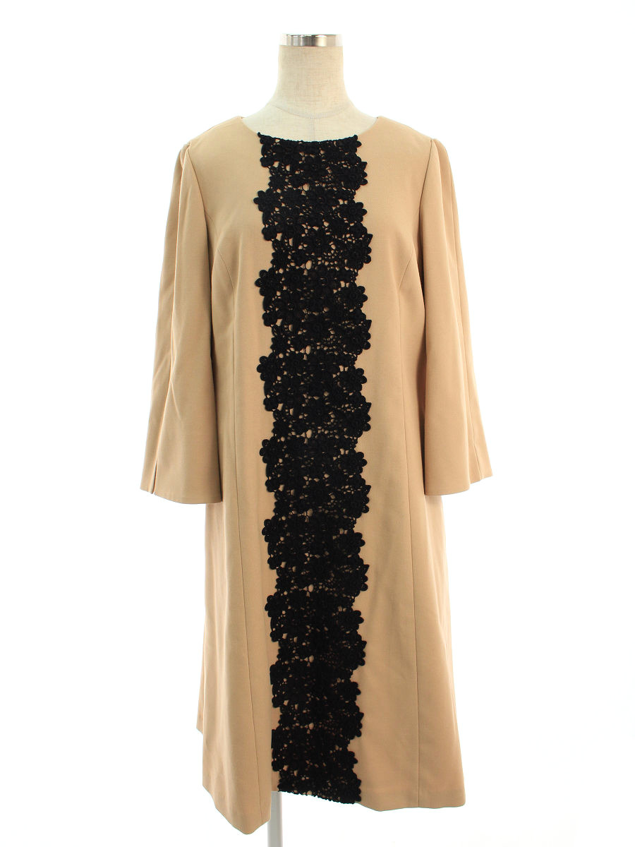 ワンピース エムズグレイシー ワンピース ワンピース エムズグレイシー 花柄 半端袖 半端袖 中古 Aランク ワンピース Tn1217 ブランドショップ レース付 ワンピース ビープライス 40