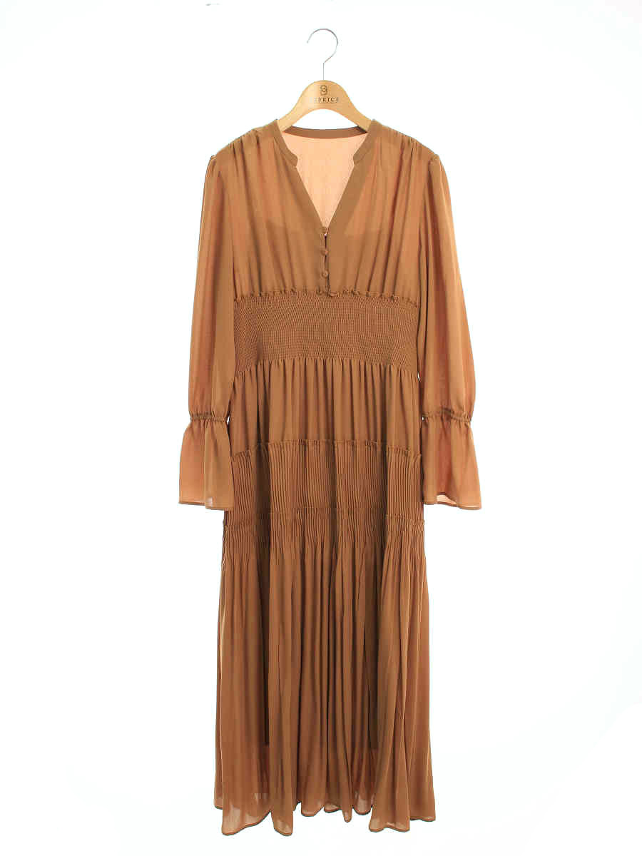 高速配送 セルフォード ワンピース フレアー 袖 プリーツ 38 Aランク 中古 Tn お歳暮 Www Estelarcr Com