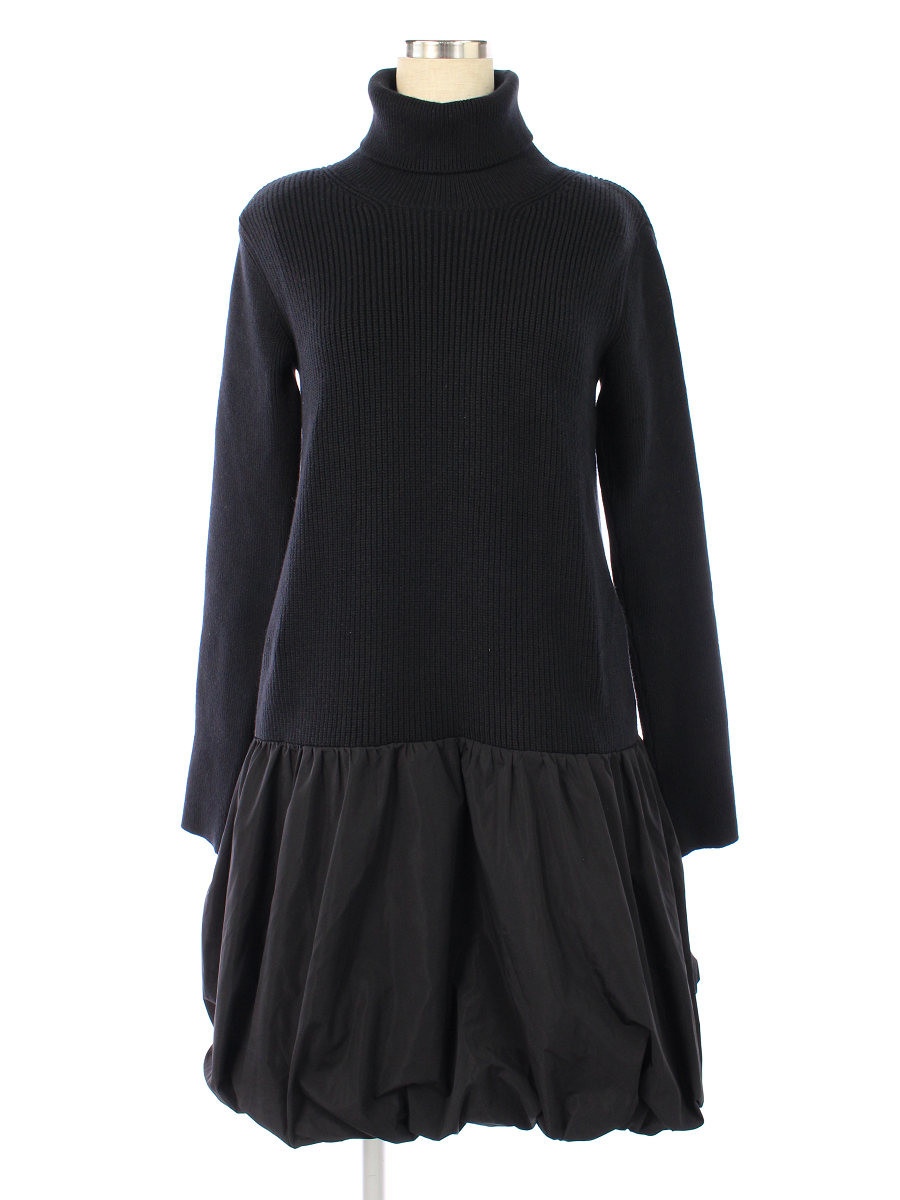 38 フォクシーニューヨーク Collection Collection ワンピース ワンピース Tn ブランドショップ 長袖 ビープライス Dress Dress 中古 Pie Knit Aランク Pumpkin フォクシーニューヨーク Collection ワンピース