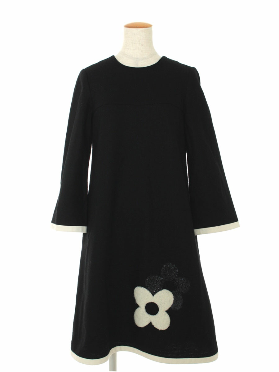 保存版 エムズグレイシー ワンピース スパンコール フラワーモチーフ Aライン 長袖 38 Bランク Tn 受賞店舗 Tpdsinc Com Ph