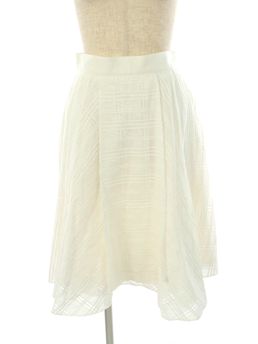 フォクシースカート（ベルト付き）白 ベルト付きフレアスカート(SKIRT（スカート）)｜CELFORD（セル