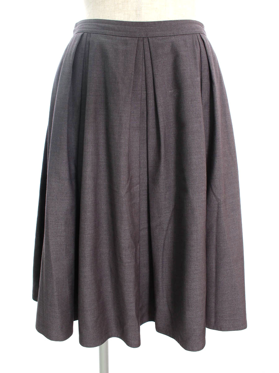 新品　未使用　Rene ルネ　レザー　スカート　34 Rene（ルネ） フレアスカート 5014080