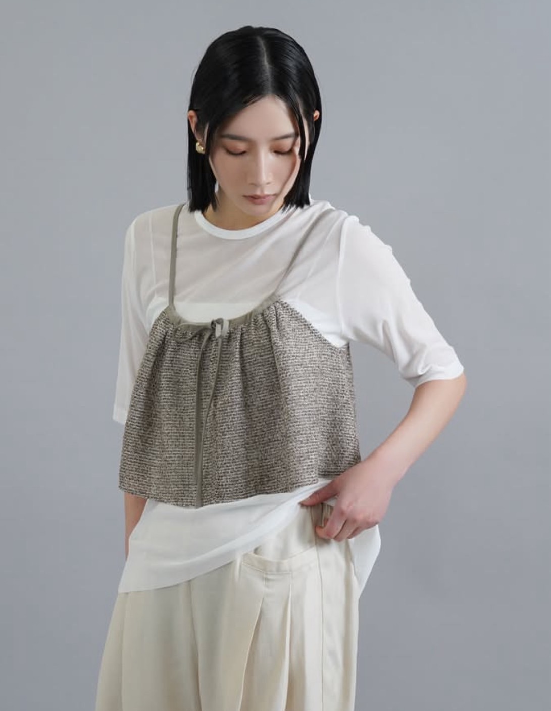 zampa　刺繍ロゴノースリTシャツ　チュニックTシャツ　型番35-0602 楽天市場】zampa 刺繍ロゴノースリTシャツ チュニックTシャツ