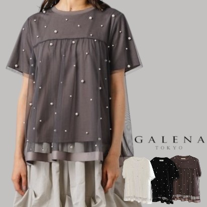 GALENA　ガレナ　パールフレアTシャツ　型番70050-4105