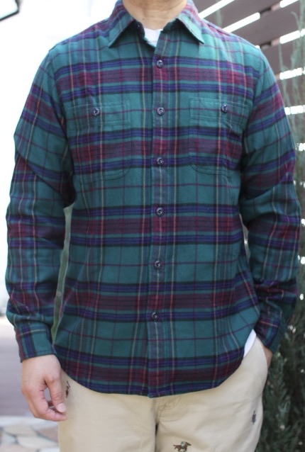 ★ポイント10倍!★ J.CREW(J.クルー) MID WEIGHT FLANNEL SHIRTS (ミッドウェイト フランネルシャツ ) クラシックフィット 柔らかなブラッシュ加工 ネルシャツ アメリカ買い付け商品 送料無料 即日出荷対応 10,544円
