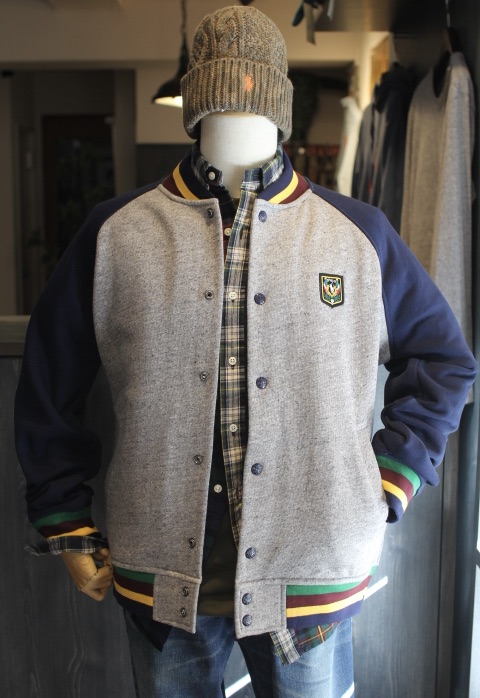 RUGBY by Ralph Lauren スタジャン M ラルフローレン 楽天市場】ポロ ラルフローレン メンズ レザー切替 スタジアム