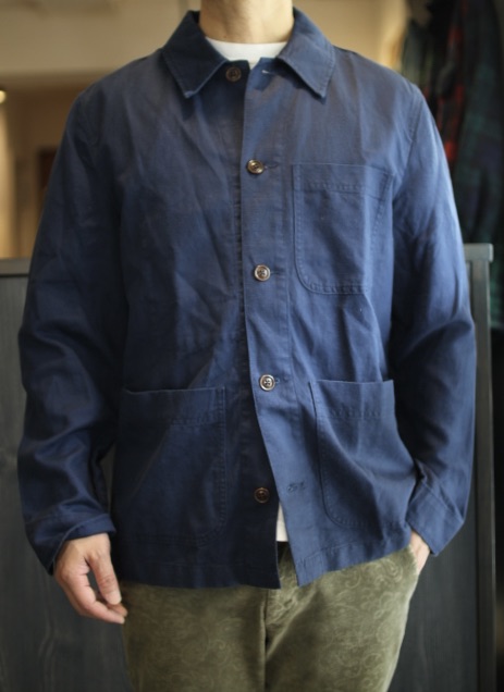 ★ポイント10倍!★ J.CREW(J.クルー) CHORE JACKET IN COTTON LINEN (コットン/リネン カバーオール ジャケット) J.クルー新作 ヴィンテージアメリカンワークデザイン アメリカ買い付け商品 新品 正規品 【送料無料】即日出荷対応