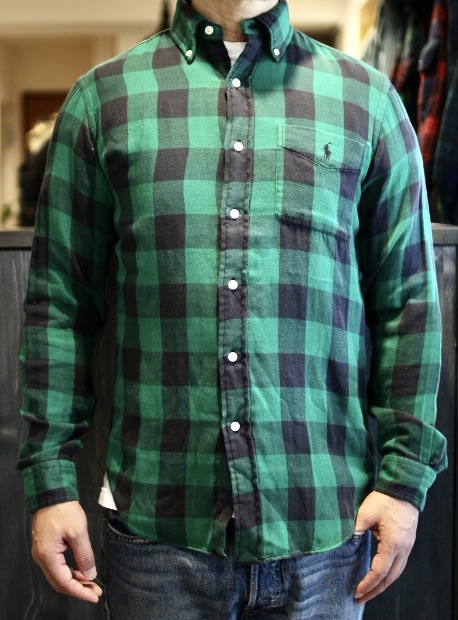 ★今日このごろポイン10倍!★RALPH LAUREN(ラルフローレン)\u003cBR\u003eCLASSIC FIT DOUBLE FACE PLAID SHIRTS\u003cBR\u003e (古典派音楽相応う ダブル人間の顔 プラッド プルオーバー)\u003cBR\u003eふんわりもの柔らかな綿織物二重ガーゼ出どころ日本未発売ひな形 亜米利加買い付け 新品\u003cBR\u003e貨物輸送無料 即日さし出し相応う