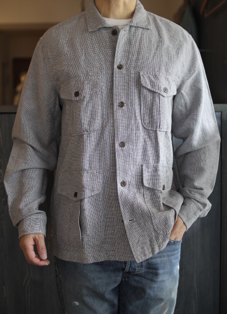 ★お得なポイント5倍!★J.CREW(J.クルー)LINEN-COTTON FIELD JACKET(リネン/コットン フィールド ジャケット)J.クルー新作 ヴィンテージワーク ハウンドトゥース 千鳥格子柄ジャケット アメリカ買い付け商品 新品 正規品 【送料無料】即日出荷対応｜ｂｅｑｕｂｅ（ビーキューブ） 14,053円