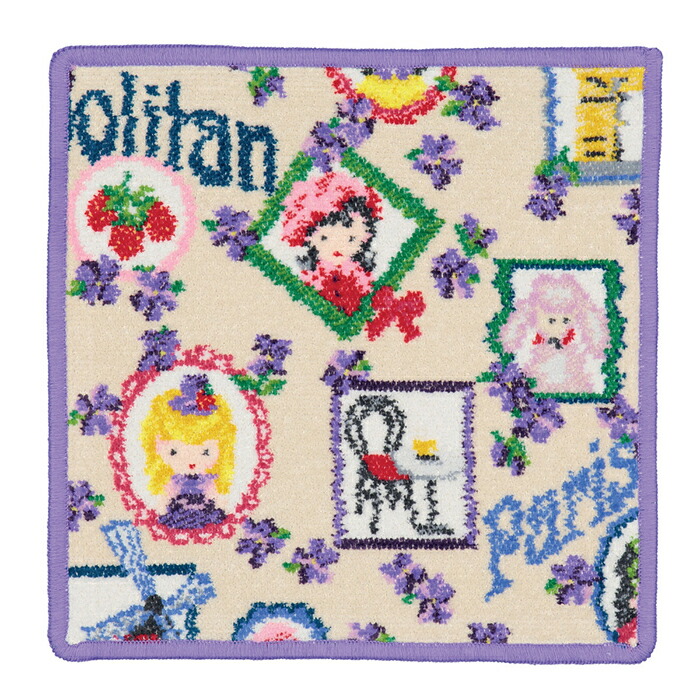 【ネコポス:4枚まで同梱可】フェイラー ハンカチ ツール ド パリス 25×25cm Tour De Paris Feiler Chenille Towel